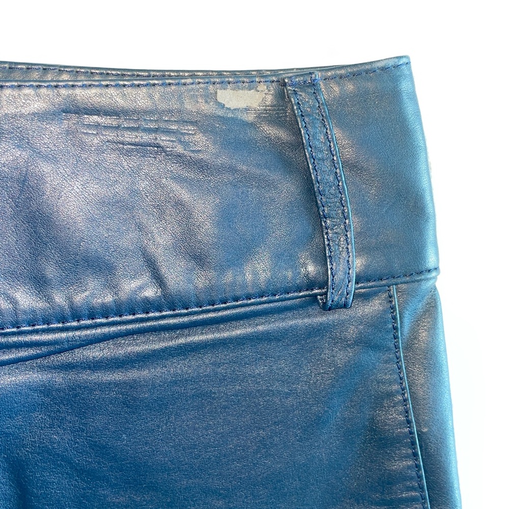 Ellus Industry
Blue Leather mini skirt